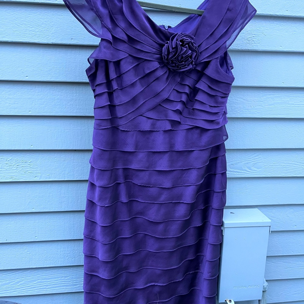 Beautiful plum colored special occasion dress